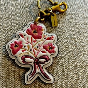 BNWOT coach keychain or bag tag